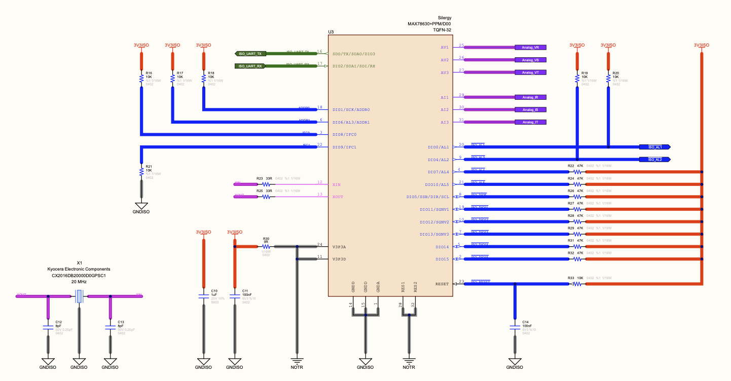 MAX78630 SOC Çekirdek Şeması