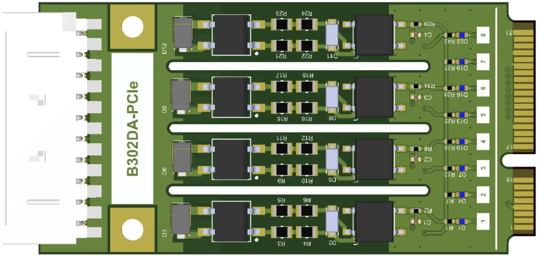 8 Kanal 230V Algılama Modülü görseli